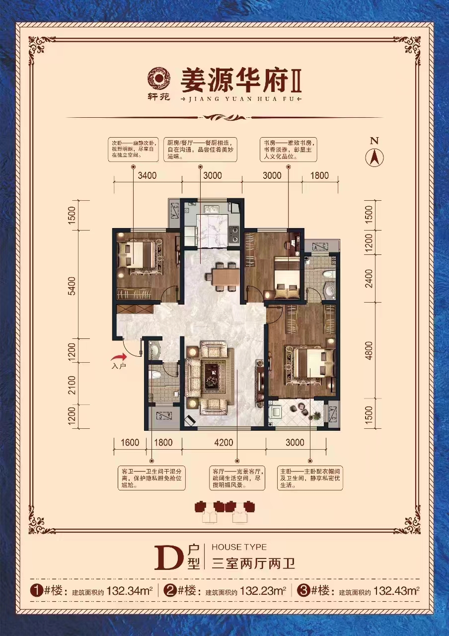 宝鸡姜源华府——户型鉴赏