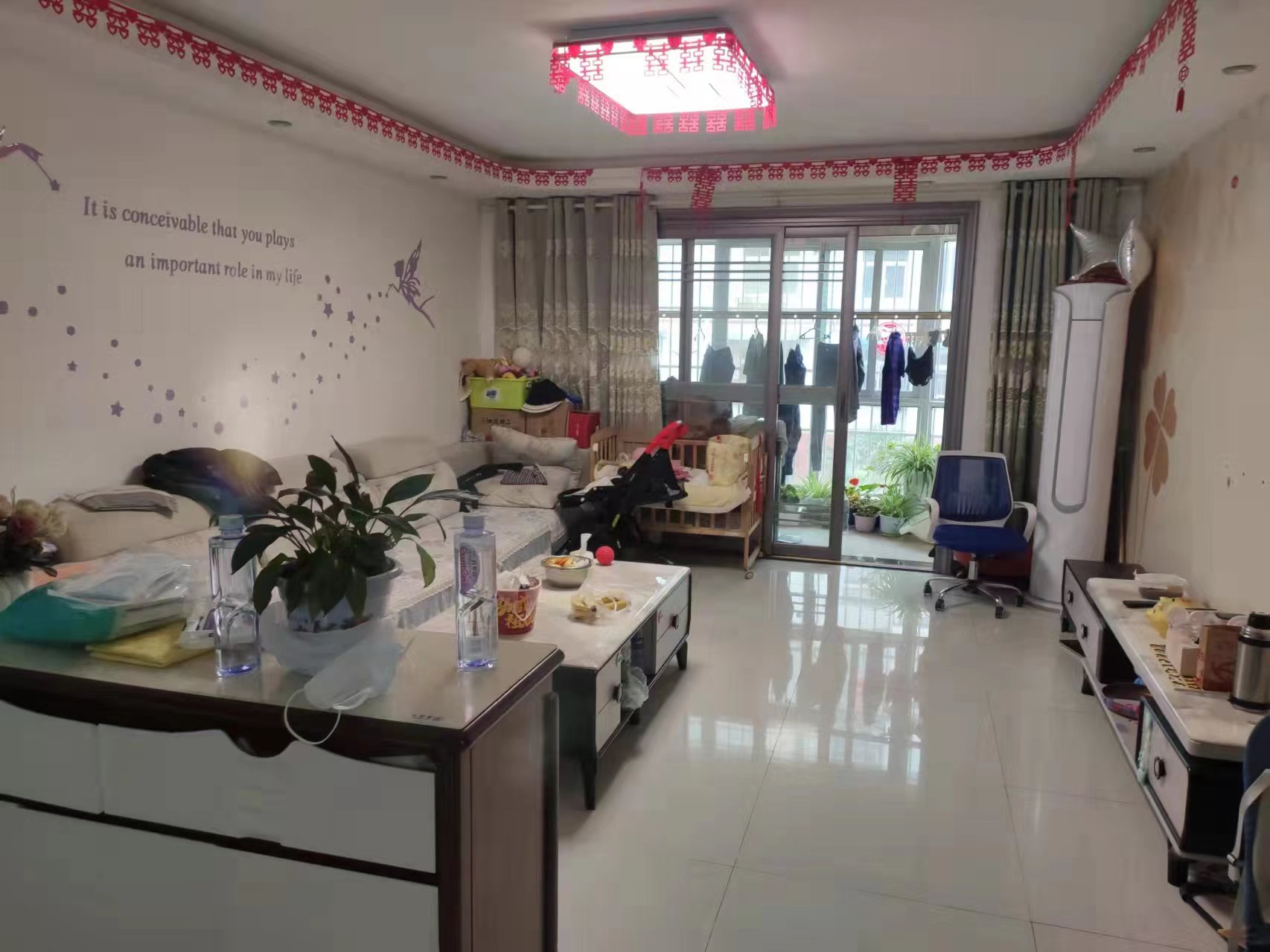 出售宝鸡市渭滨区东方御景105平米，大两室，精装，黄金楼层二手房